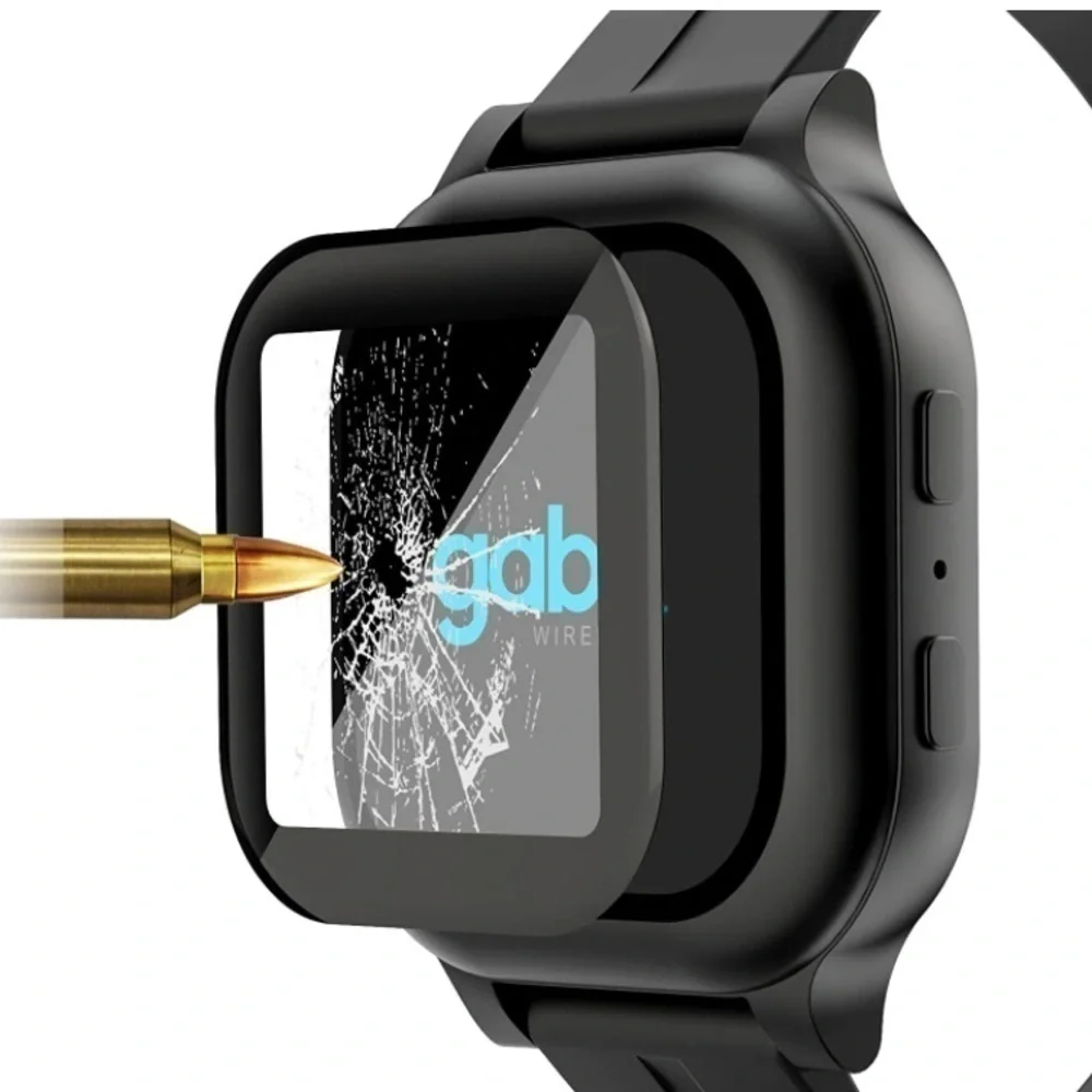 Soarking Screen Protector Full Covered for Gabb Watch black